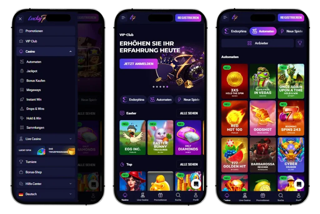 Lucky7even Casino app